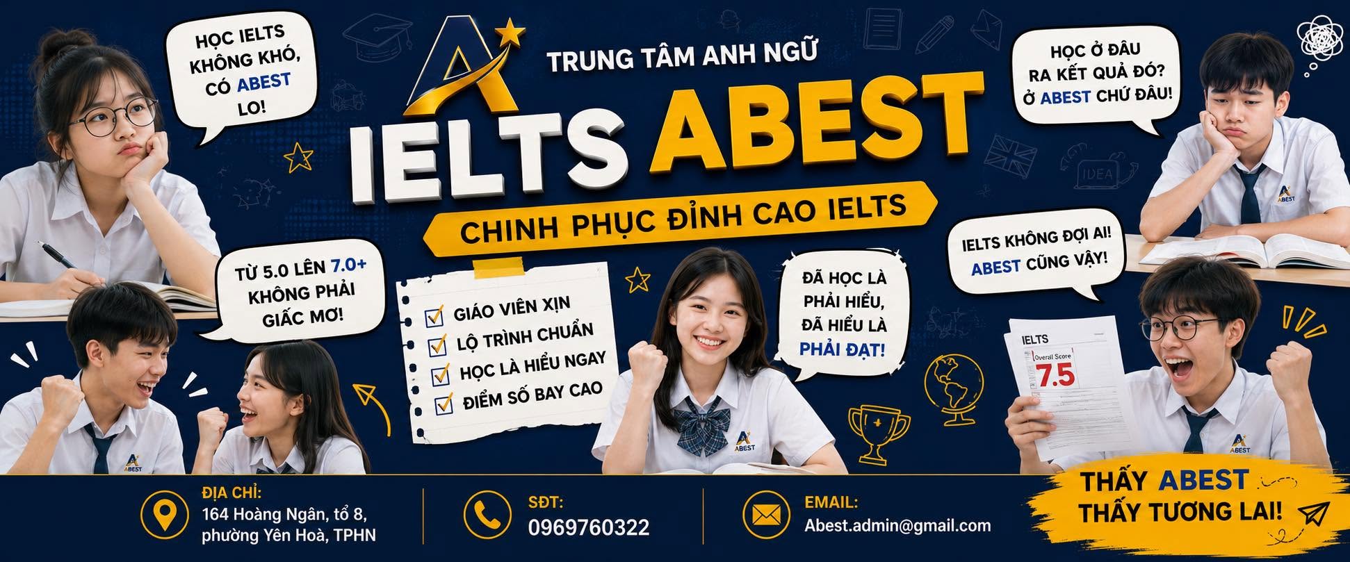 ABest IELTS - Trung tâm luyện thi IELTS tại Hà Nội