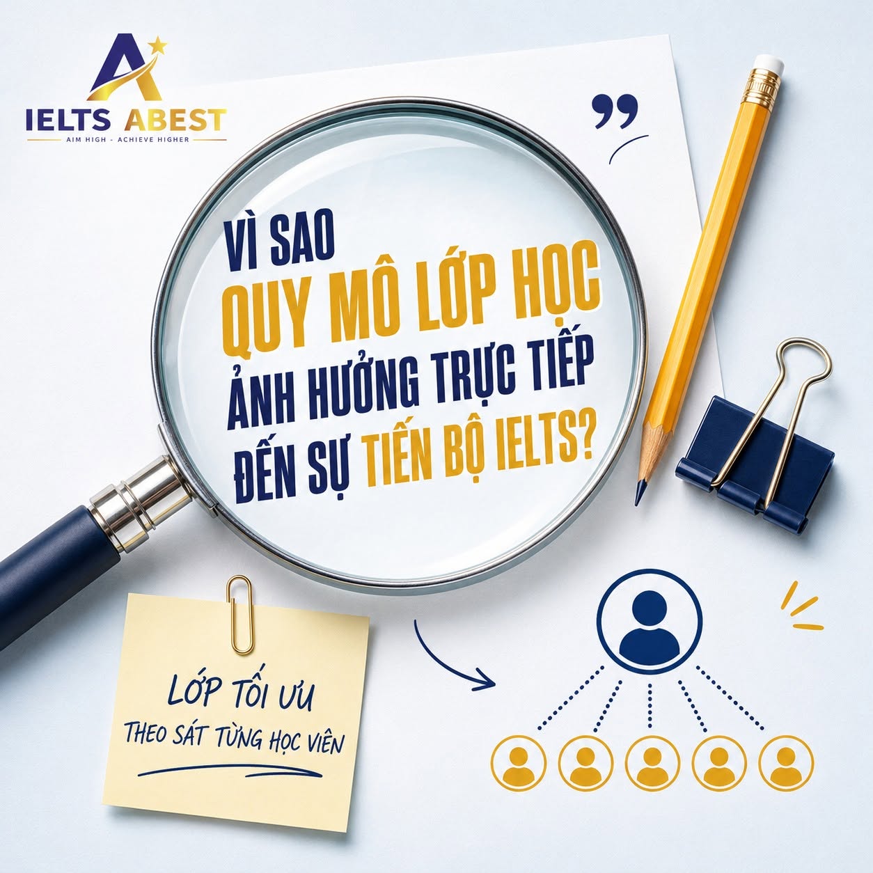 VÌ SAO QUY MÔ LỚP HỌC ẢNH HƯỞNG TRỰC TIẾP ĐẾN SỰ TIẾN BỘ IELTS?